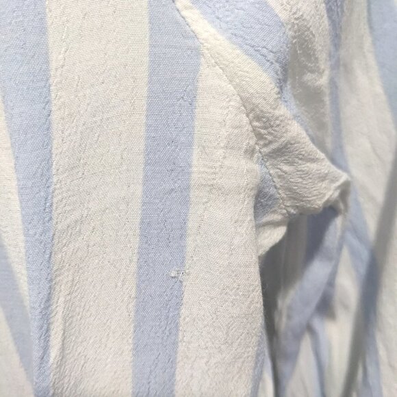 ANTHRO Akemi & Kin | Floral Embroidered & Striped Blouse - Picture 16 of 16